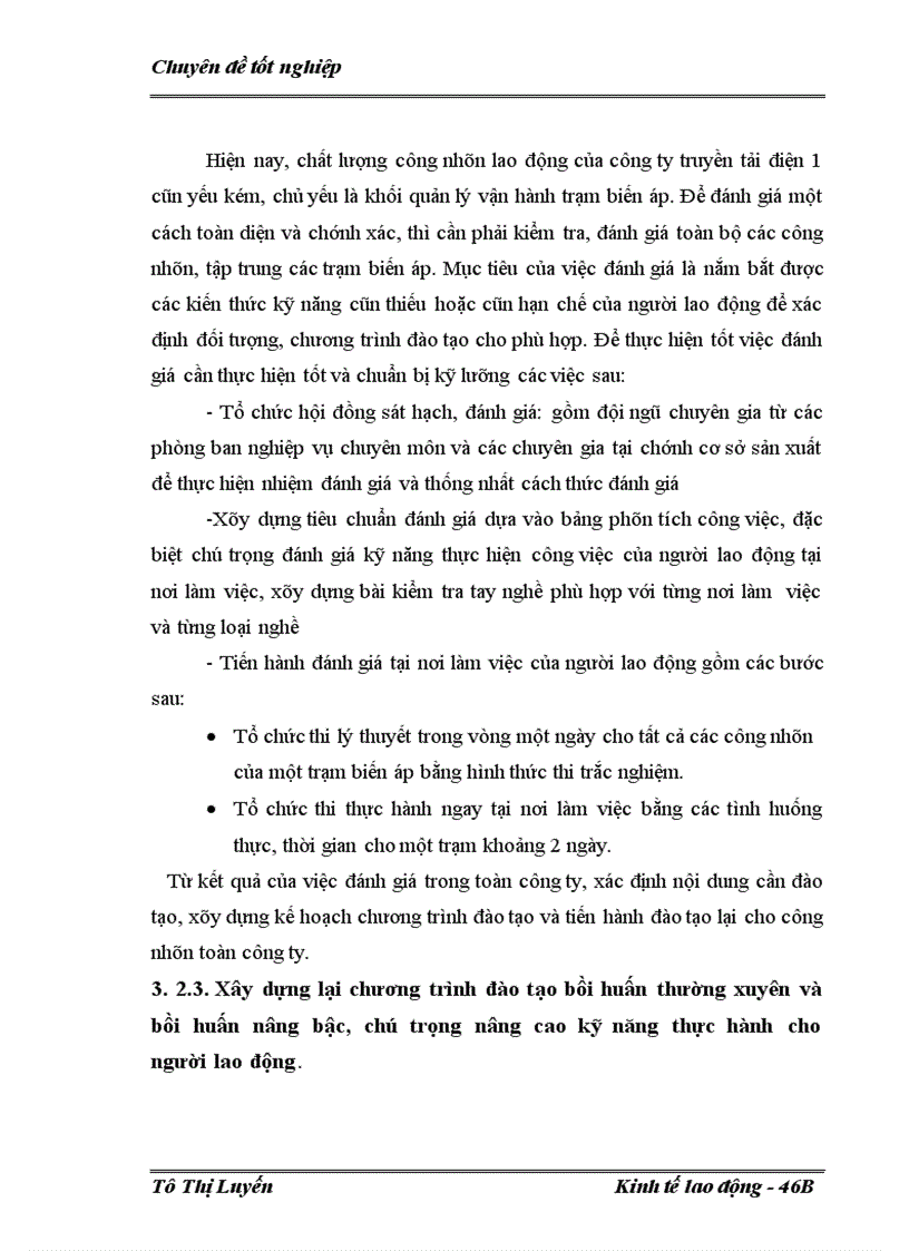 image for page Hoàn thiện công tác đào tạo và phát triển nguồn nhân lực tại công ty truyền tải điện 1