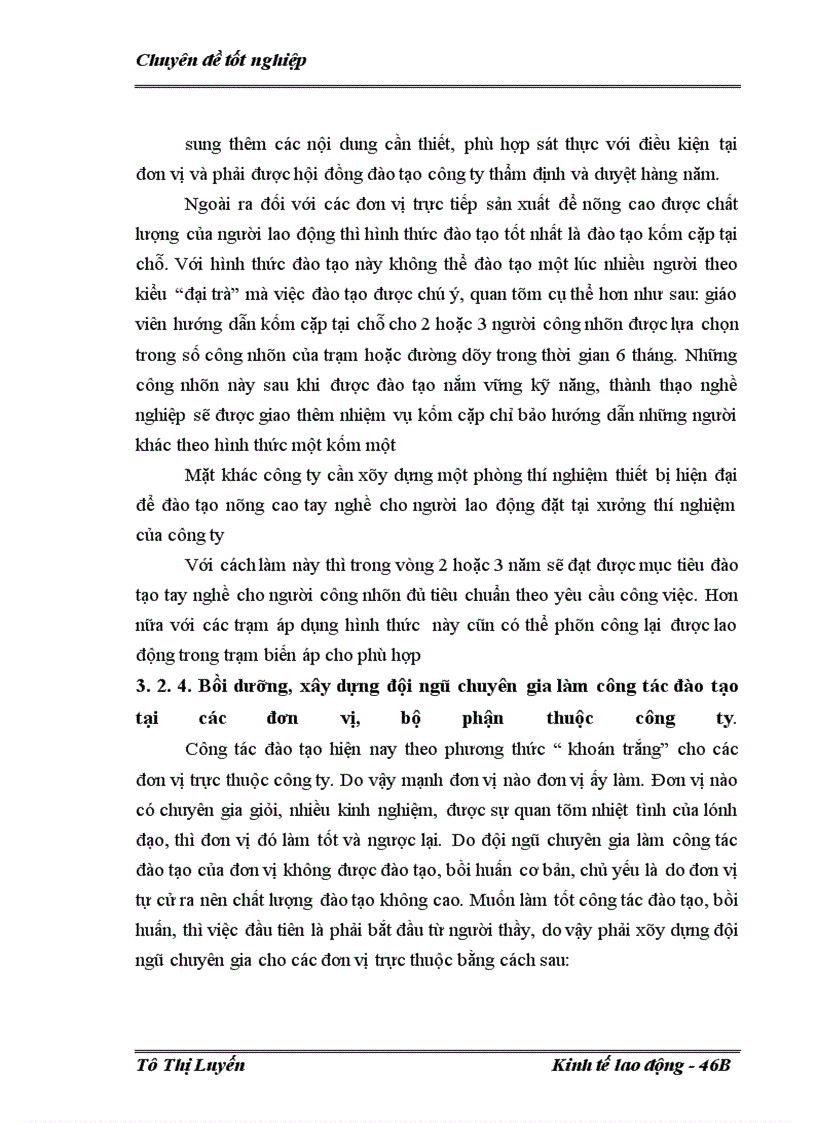 image for page Hoàn thiện công tác đào tạo và phát triển nguồn nhân lực tại công ty truyền tải điện 1