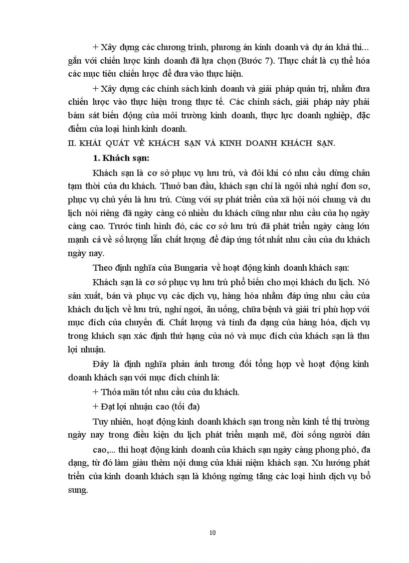 image for page Cơ sở lý luận về công tác hoạch định chiến lược kinh doanh tại một Doanh nghiệp Du lịch-Khách sạn trong nền kinh tế thị trường