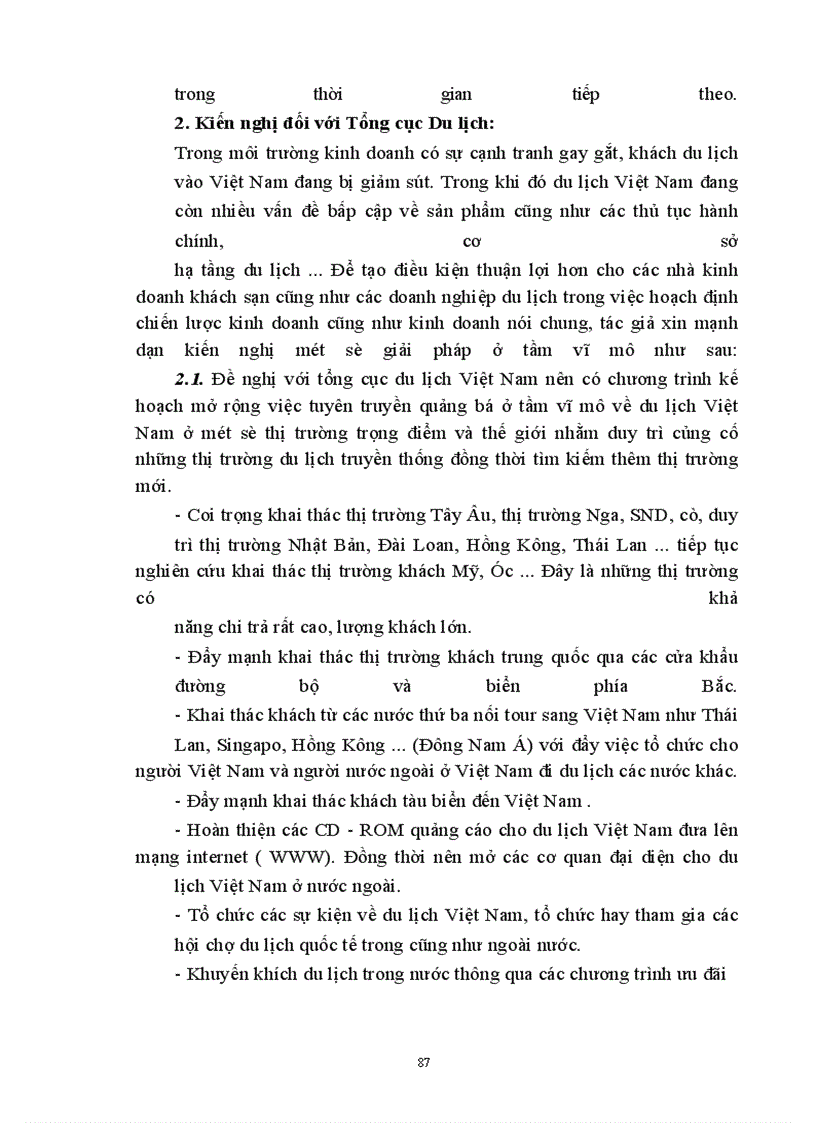 image for page Cơ sở lý luận về công tác hoạch định chiến lược kinh doanh tại một Doanh nghiệp Du lịch-Khách sạn trong nền kinh tế thị trường