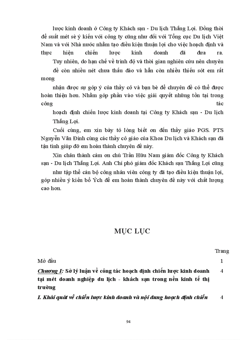 image for page Cơ sở lý luận về công tác hoạch định chiến lược kinh doanh tại một Doanh nghiệp Du lịch-Khách sạn trong nền kinh tế thị trường