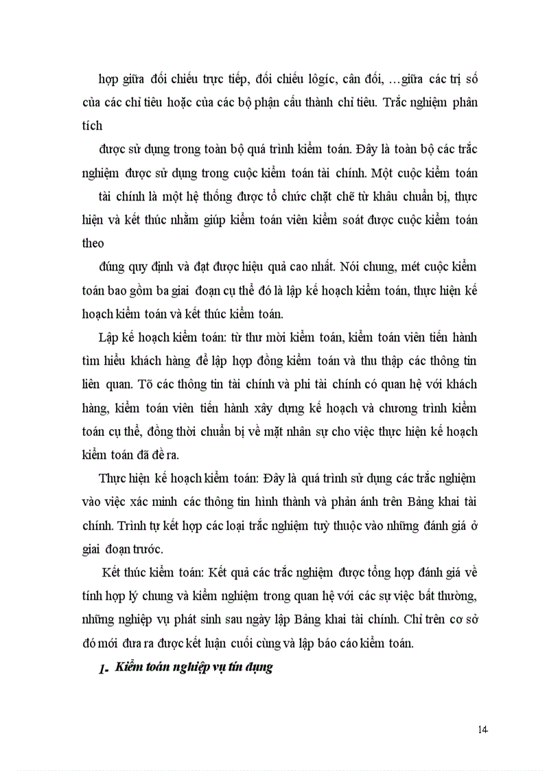 image for page Hoàn thiện quy trình kiểm toán nghiệp vụ tín dụng do công ty kiểm toán Việt Nam thực hiện