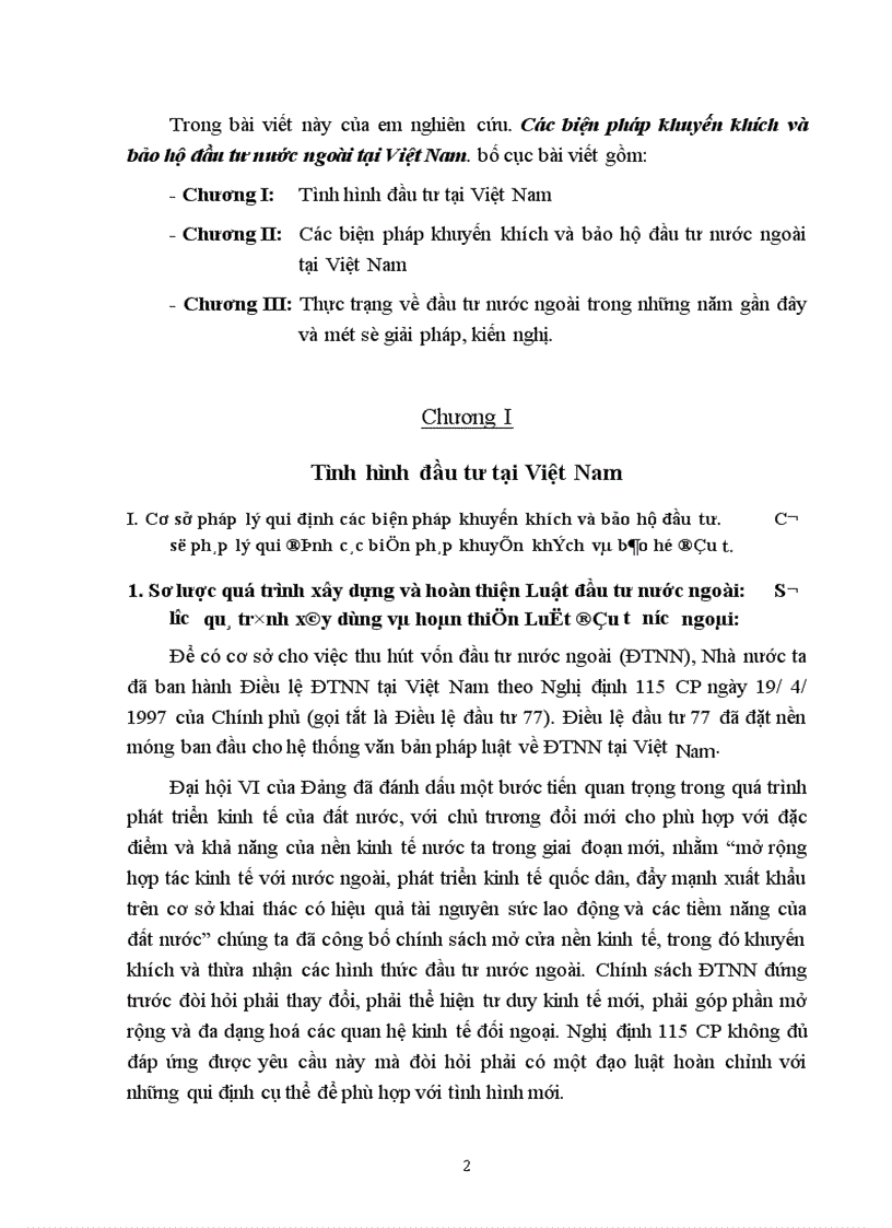 image for page Khuyến khích và bảo hộ đầu tư nước ngoài tại Việt Nam