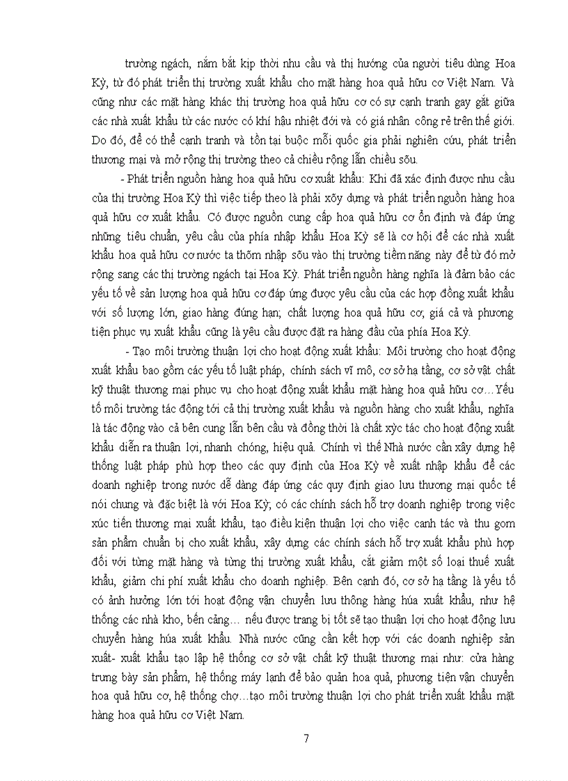 image for page Phát triển xuất khẩu hoa quả hữu cơ Việt Nam sang thị trường Hoa Kỳ giai đoạn 2010 – 2015