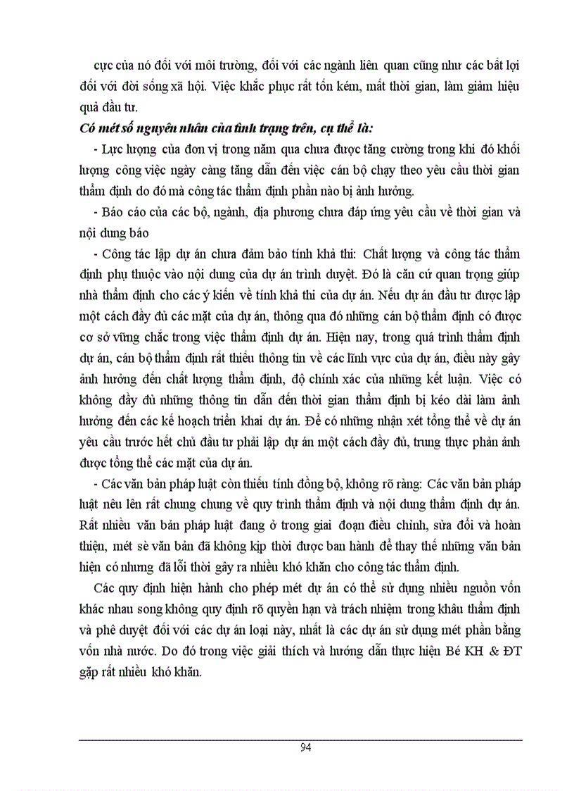 image for page Thực trạng và Một số giải pháp nhằm hoàn thiện công tác thẩm định dự án đầu tư sử dụng vốn ngân sách Nhà nước tại Vụ Thẩm định và Giám sát đầu tư - Bộ Kế hoạch và Đầu tư