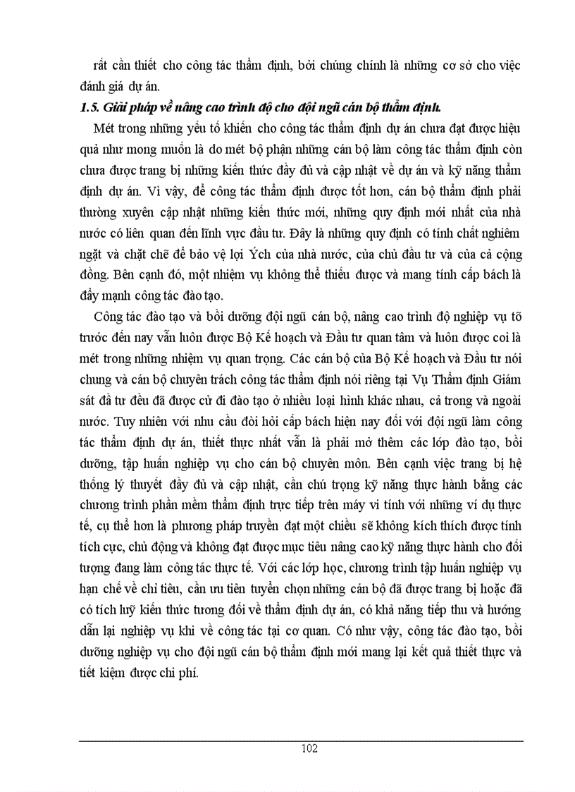 image for page Thực trạng và Một số giải pháp nhằm hoàn thiện công tác thẩm định dự án đầu tư sử dụng vốn ngân sách Nhà nước tại Vụ Thẩm định và Giám sát đầu tư - Bộ Kế hoạch và Đầu tư