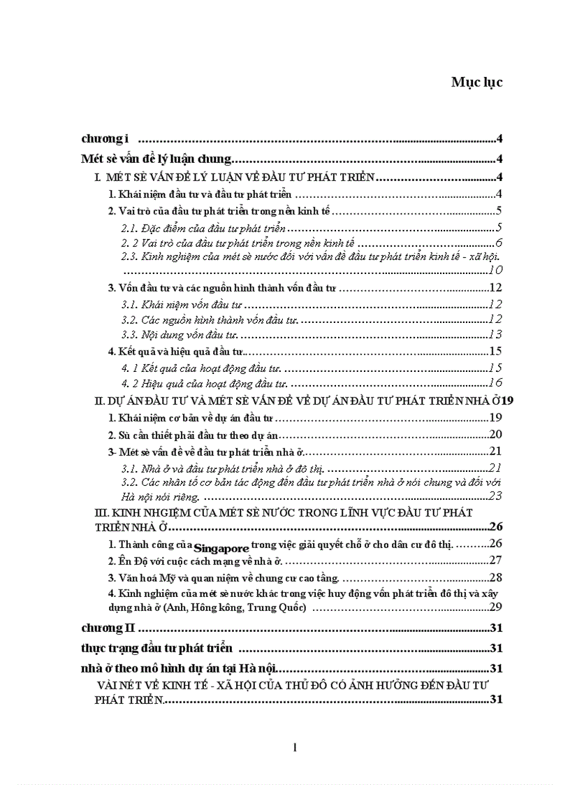 image for page Dự án đầu tư và một số vấn đề về dự án đầu tư phát triển nhà ở