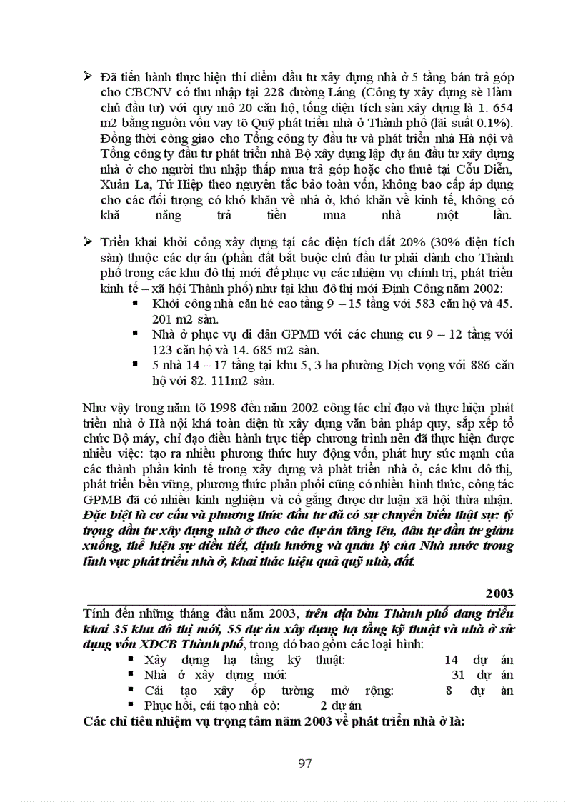 image for page Dự án đầu tư và một số vấn đề về dự án đầu tư phát triển nhà ở