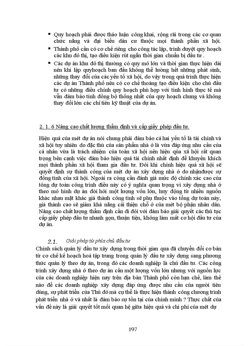 image for page Dự án đầu tư và một số vấn đề về dự án đầu tư phát triển nhà ở