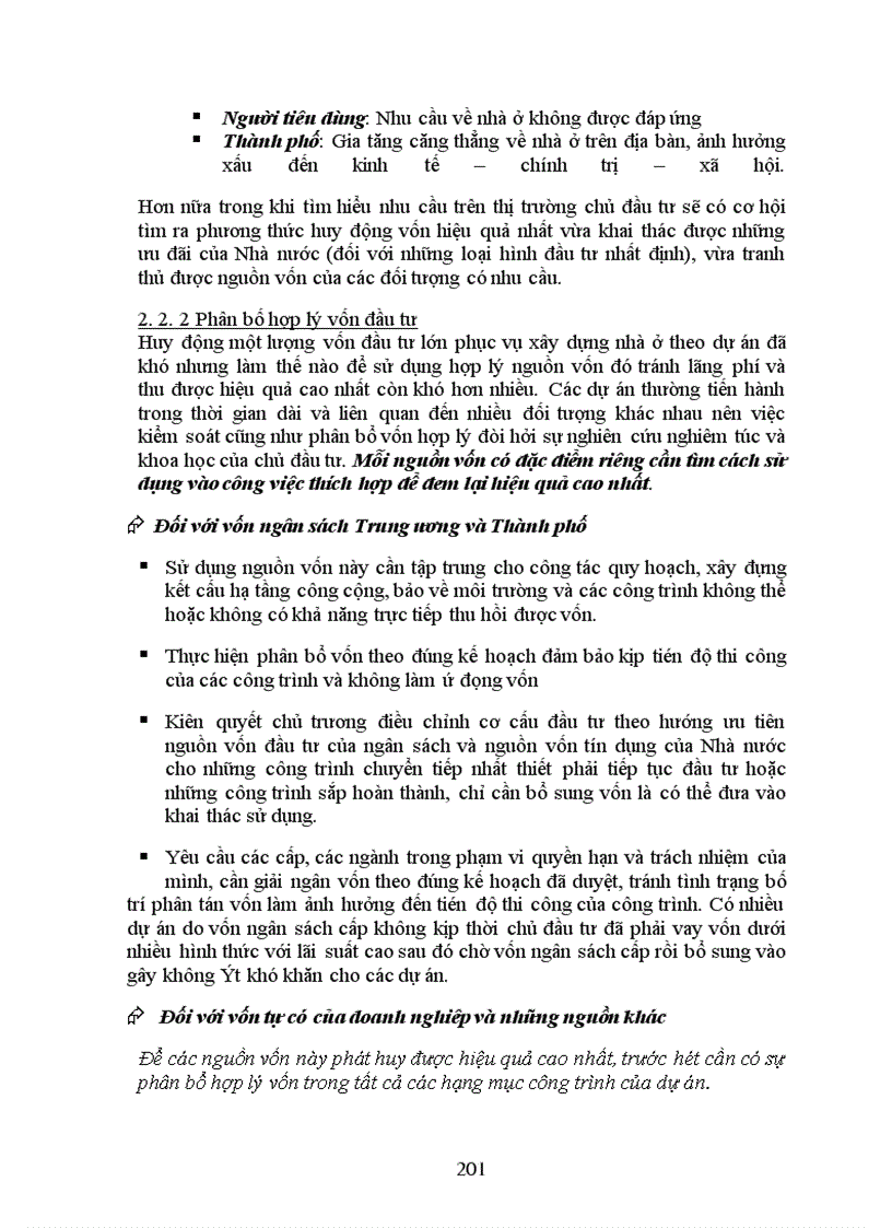 image for page Dự án đầu tư và một số vấn đề về dự án đầu tư phát triển nhà ở