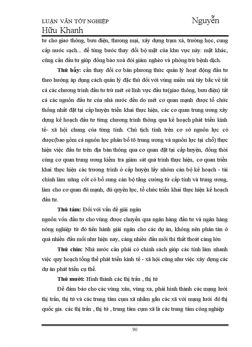 image for page Một số giải pháp nhằm nâng cao hiệu quả đầu tư phát triển kinh tế - xã hội ở vùng tây bắc