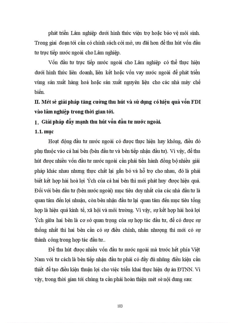 image for page Đầu tư trực tiếp nước ngoài trong ngành Lâm nghiệp Việt Nam những năm 1990- 2002