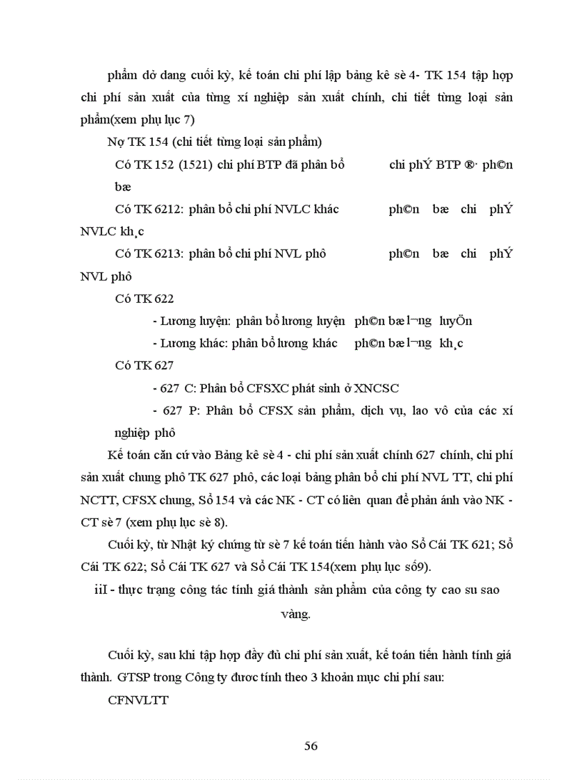 image for page Một số nhận xét và ý kiến đề xuất nhằm hoàn thiện công tác kế toán tập hợp chi phí sản xuất và tính giá thành sản phẩm ở Công ty Cao su Sao vàng hà nội.