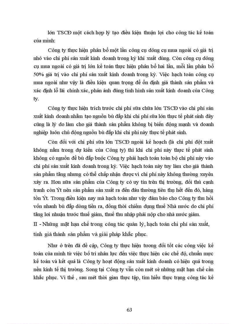 image for page Một số nhận xét và ý kiến đề xuất nhằm hoàn thiện công tác kế toán tập hợp chi phí sản xuất và tính giá thành sản phẩm ở Công ty Cao su Sao vàng hà nội.