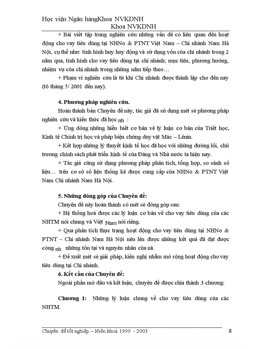 image for page Giải pháp mở rộng hoạt động cho vay tiêu dùng tại NHNo&PTNT Việt Nam – Chi nhánh Nam Hà Nội