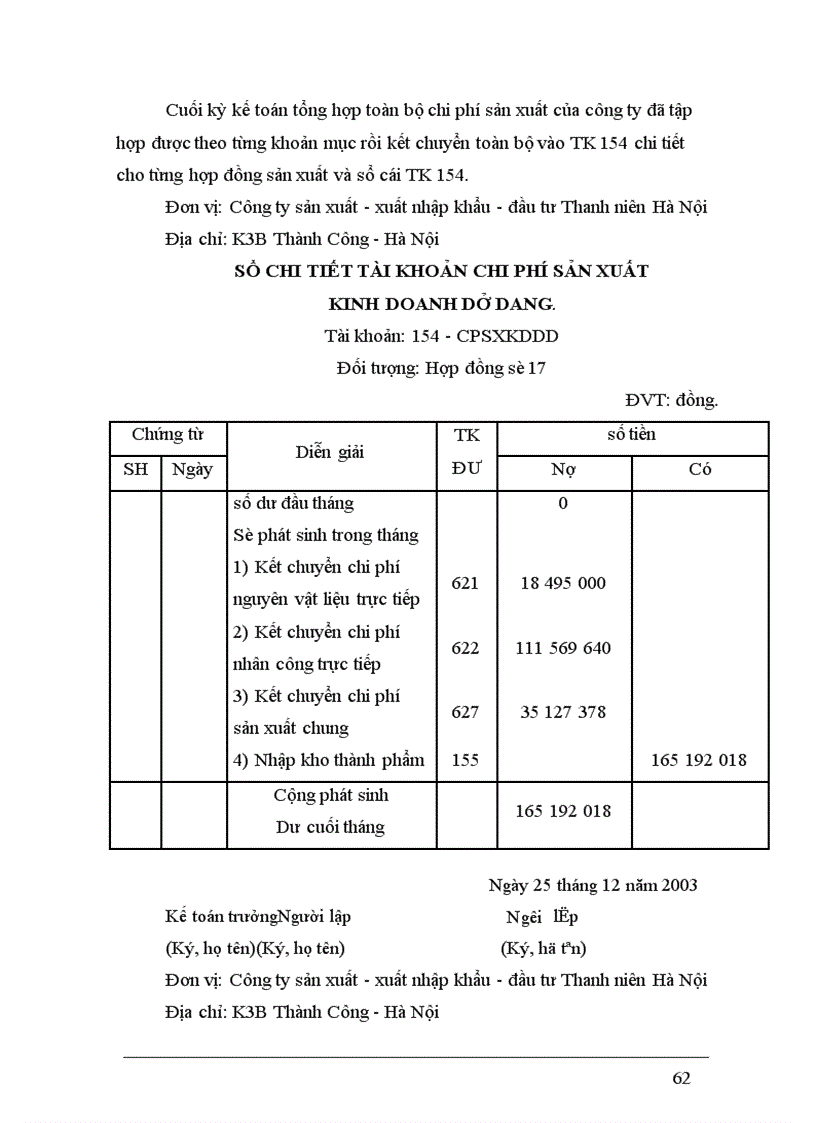 image for page Công tác kế toán chi phí sản xuất và tính giá thành sản phẩm của công ty sản xuất - xuất nhập khẩu - đầu tư thanh niên Hà Nội