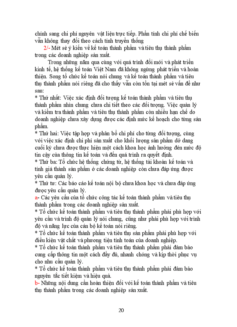 image for page Thực trạng và một số ý kiến về kế toán thành phẩm và tiêu thụ thành phẩm trong các doanh nghiệp sản xuất.