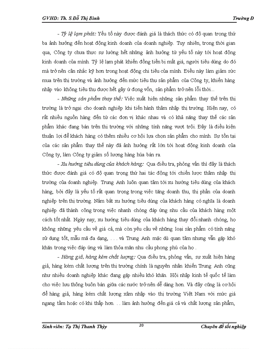 image for page Phân tích TOWS chiến lược thâm nhập thị trường của Công ty TNHH đầu tư phát triển Trung Anh tại Hà Nội