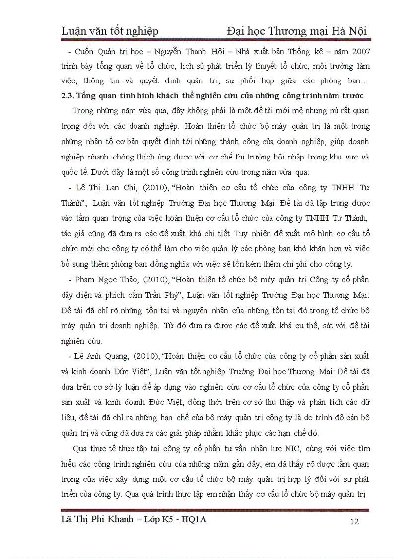 image for page Hoàn thiện tổ chức bộ máy quản trị công ty cổ phần tư vấn nhân lực NIC