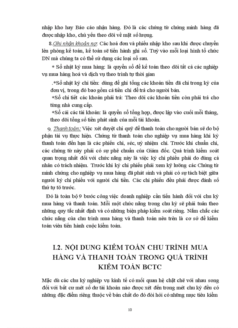 image for page Kiểm toán chu trình mua hàng và thanh toán trong quá trình kiểm toán Báo cáo tài chính tại Công ty kiểm toán Việt Nam