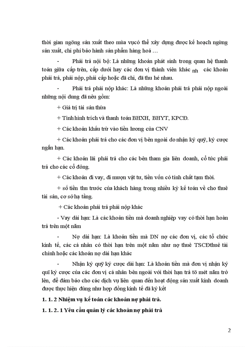 image for page Tổ chức kế toán các khoản nợ phải trả trong doanh nhgiệp