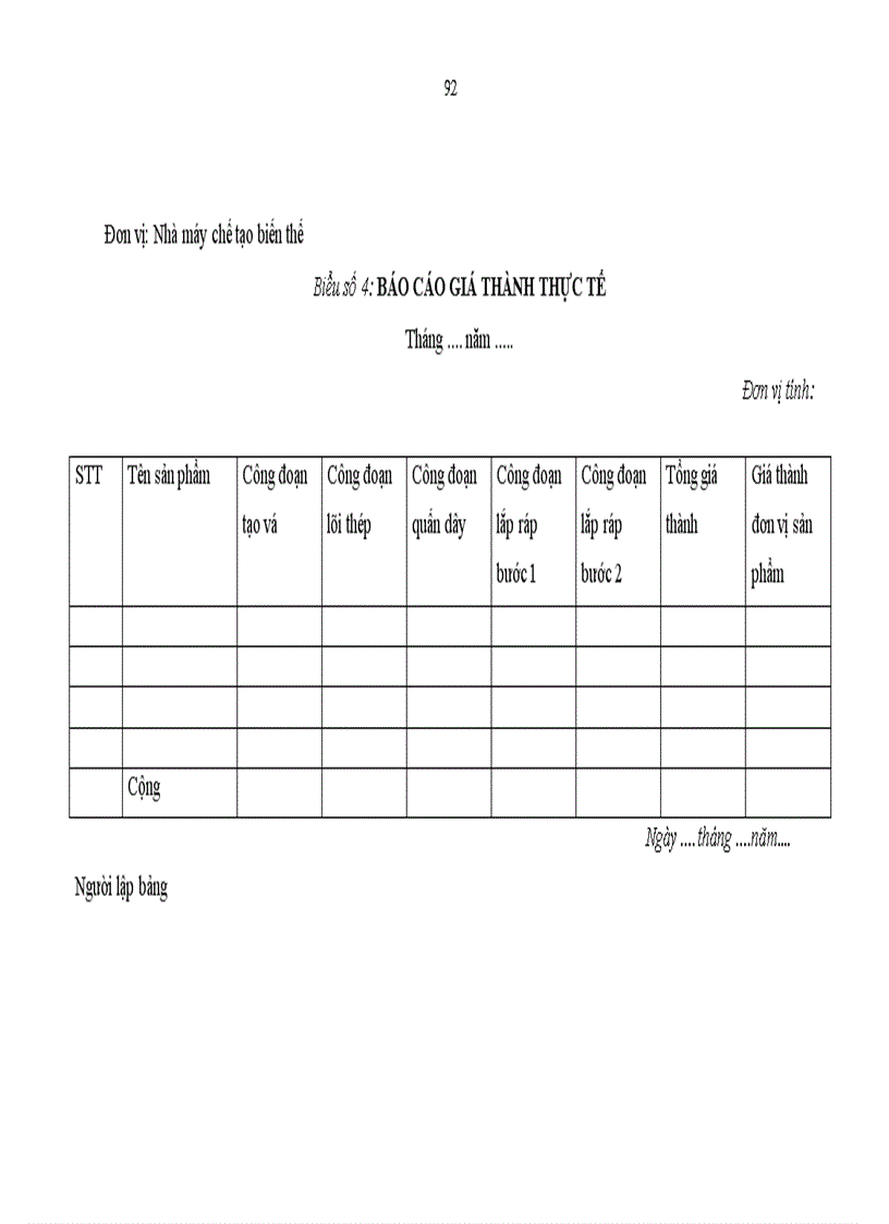 image for page Hoàn thiện công tác kế toán tập hợp chi phí sản xuất kinh doanh và tính giá thành sản phẩm tại Nhà máy Chế Tạo Biến Thế