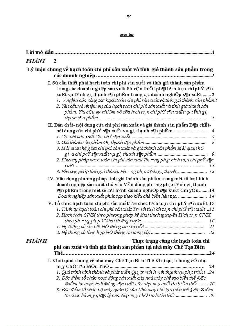 image for page Hoàn thiện công tác kế toán tập hợp chi phí sản xuất kinh doanh và tính giá thành sản phẩm tại Nhà máy Chế Tạo Biến Thế