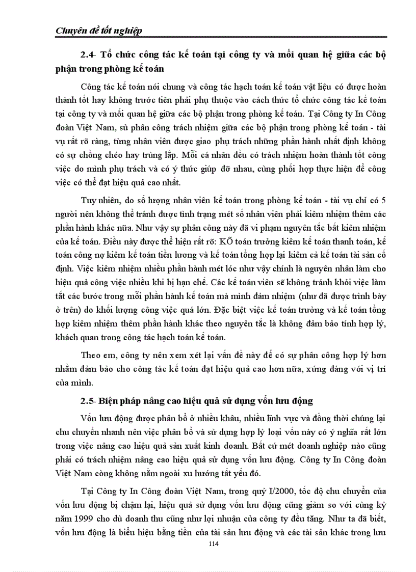 image for page Hạch toán vật liệu và công cụ, dụng cụ với việc nâng cao hiệu quả sử dụng vốn lưu động tại Công ty In Công đoàn Việt Nam