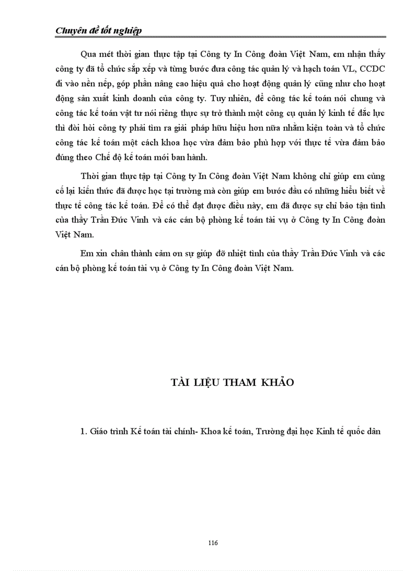 image for page Hạch toán vật liệu và công cụ, dụng cụ với việc nâng cao hiệu quả sử dụng vốn lưu động tại Công ty In Công đoàn Việt Nam