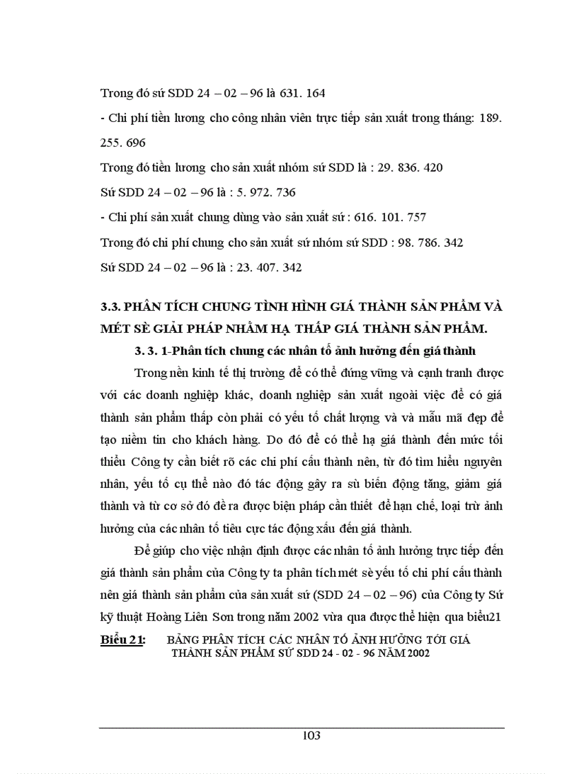 image for page Kế toán chi phí sản xuất và tính giá thành sản phẩm ở Công ty Sứ kỹ thuật Hoàng Liên Sơn - Yên Bái