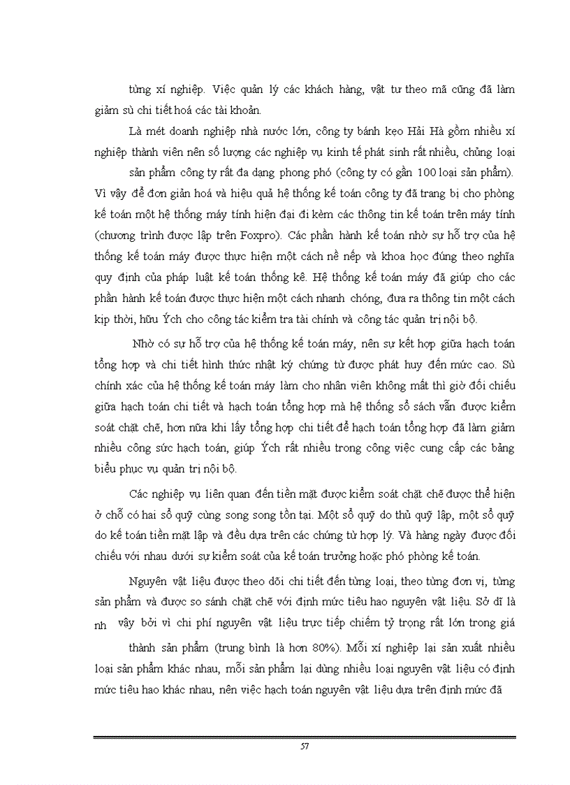 image for page Đánh giá khái quát tổ chức hạch toán kế toán tại Công ty bánh kẹo Hải Hà.