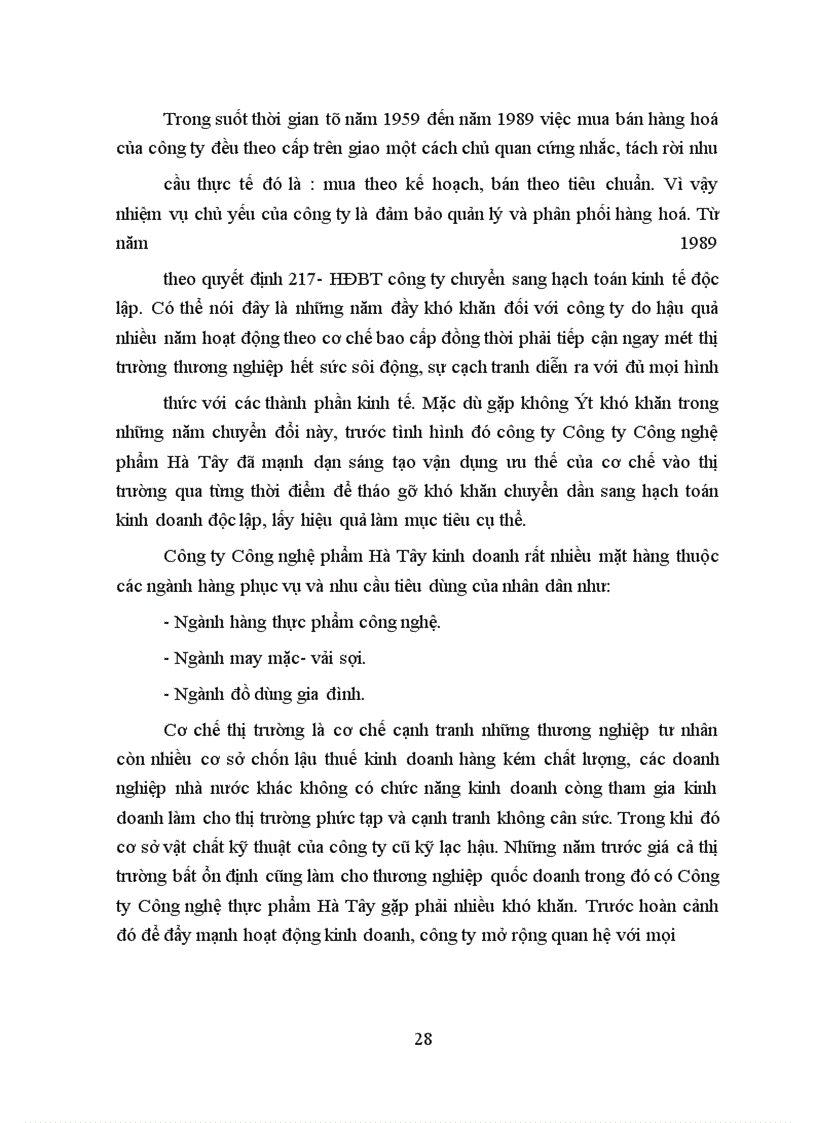 image for page Hoàn thiện hạch toán tiêu thụ và kết quả tiêu thụ tại công ty Công nghệ phẩm Hà tây