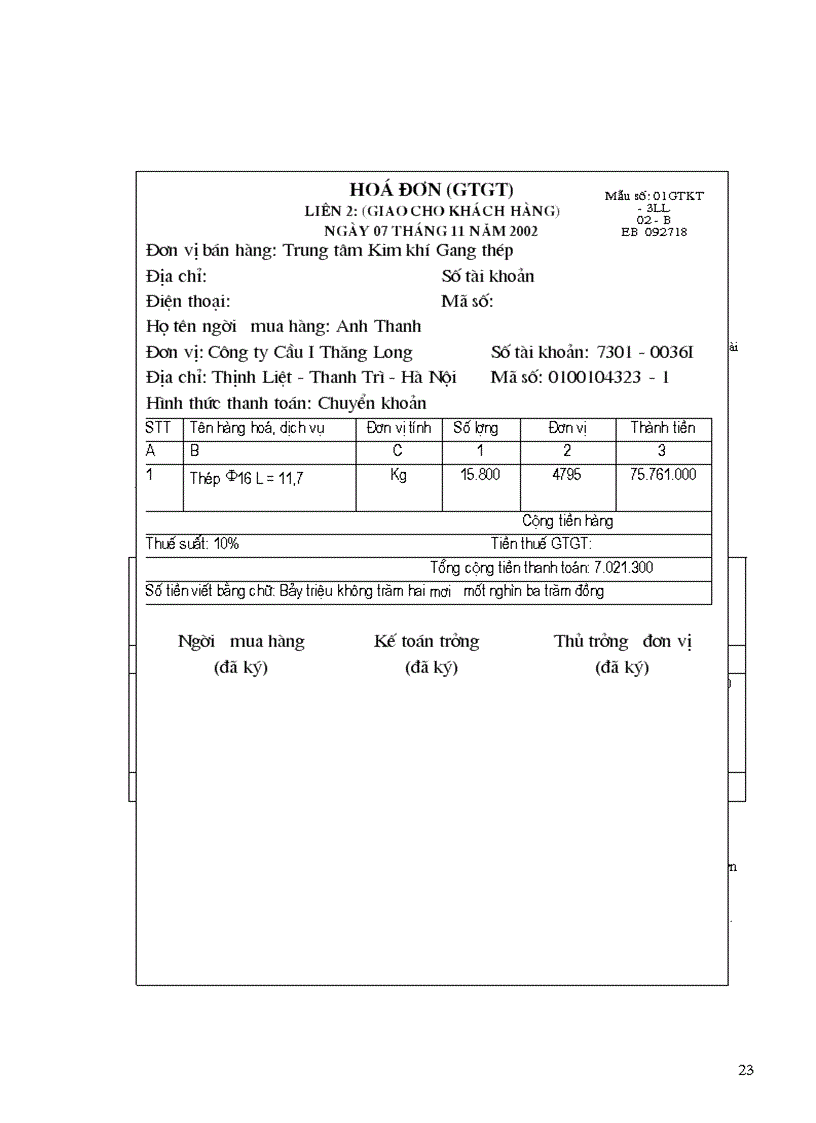 image for page Hoàn thiện hạch toán nguyên vật liệu với việc nâng cao hiệu quả sử dụng vốn lưu động tại công ty công ty cầu 1 Thăng Long