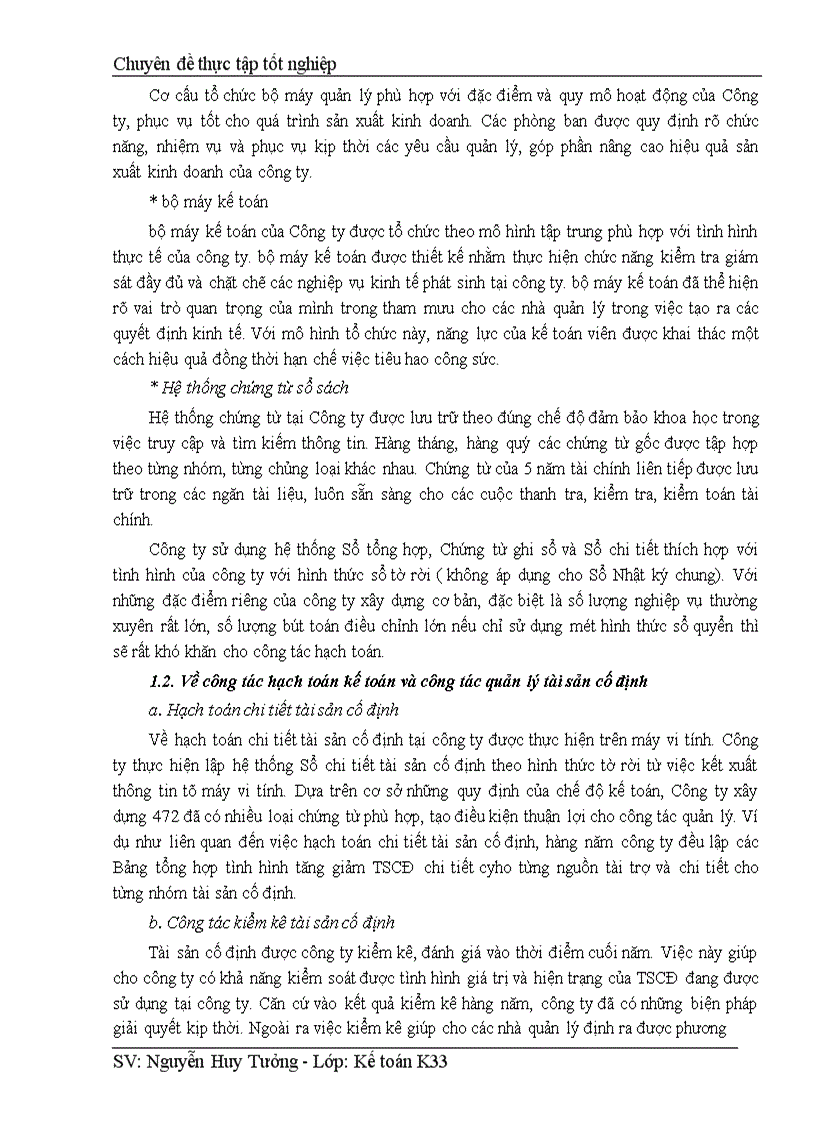 image for page Phương hướng hoàn thiện hạch toán tài sản cố định với việc nâng cao hiệu quả quản lý và sử dụng tài sản cố định tại Công ty Xây dựng 472 –Tổng công ty xây dựng Trường Sơn.