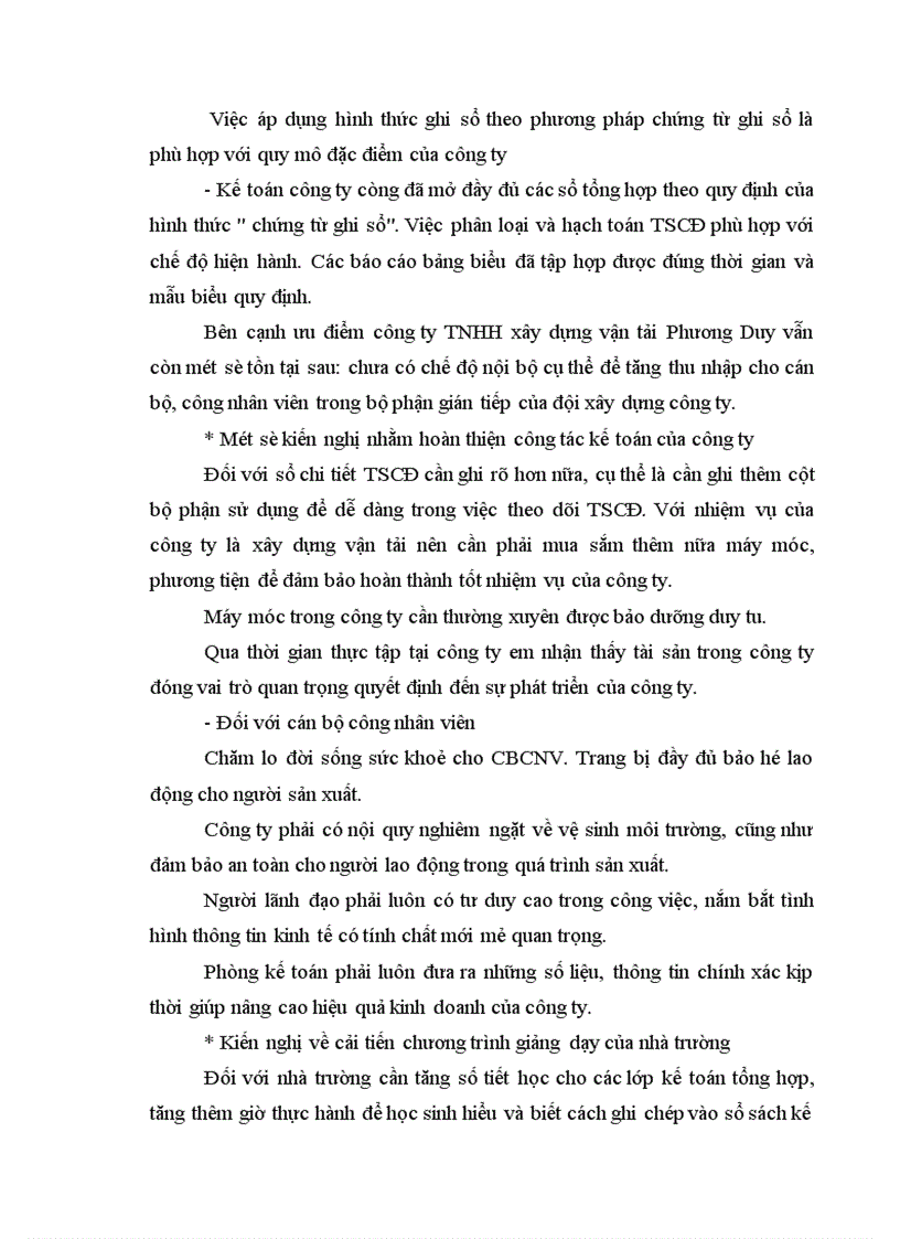 image for page Kế toán tăng, giảm và trích khấu hao tài sản cố định trong công ty TNHH Xây dựng vận tải Phương Duy