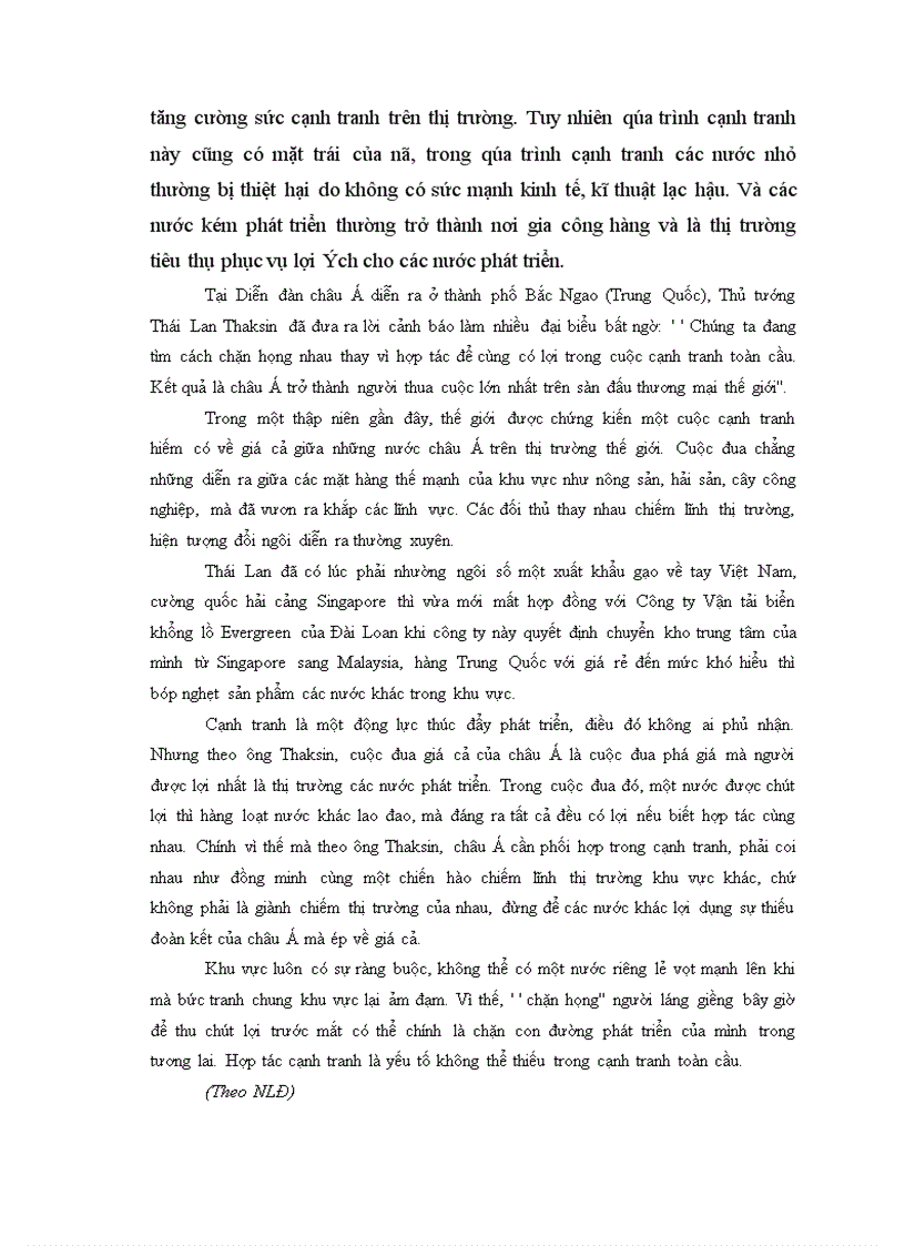 image for page Hội nhập và vấn đề toàn cầu hoá