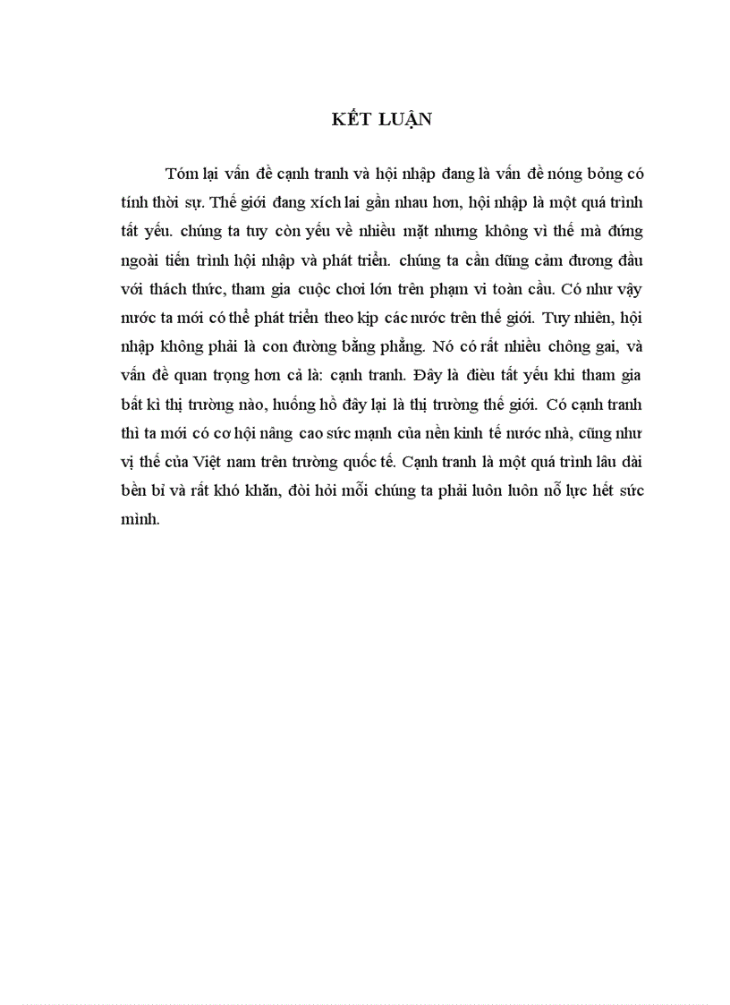 image for page Hội nhập và vấn đề toàn cầu hoá