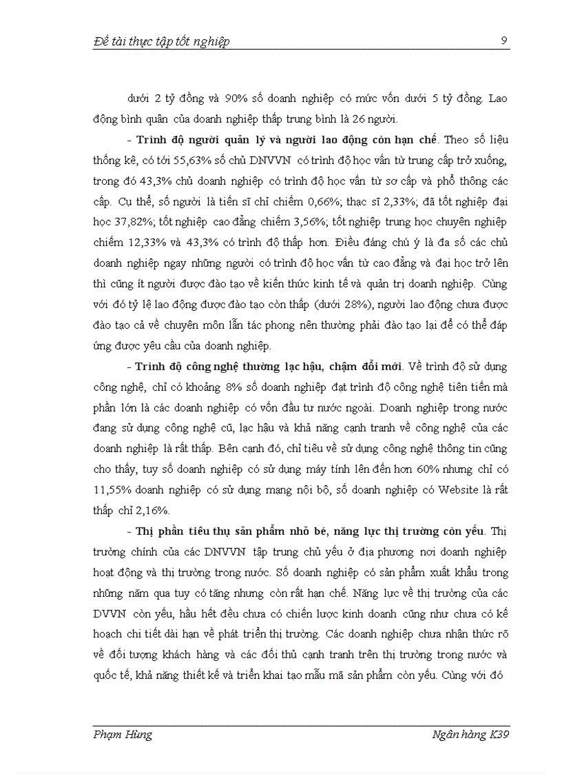 image for page Mở rộng tín dụng đối với Doanh nghiệp vừa và nhỏ tại Ngân Hàng Đầu Tư và Phát Triển – Chi Nhánh Thanh Xuân.