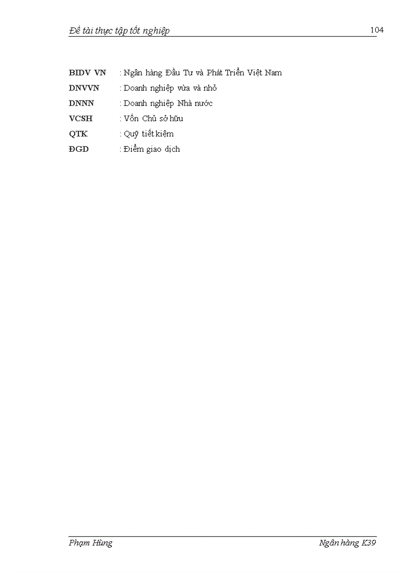 image for page Mở rộng tín dụng đối với Doanh nghiệp vừa và nhỏ tại Ngân Hàng Đầu Tư và Phát Triển – Chi Nhánh Thanh Xuân.