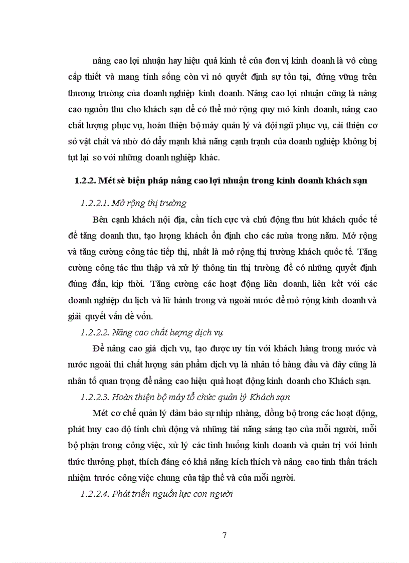 image for page Một số giải pháp nhằm nâng cao lợi nhuận của Khách sạn Phương Nam