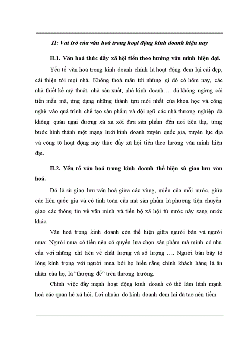 image for page Tầm quan trọng của việc đưa các yếu tố văn hoá vào sản xuất kinh doanh