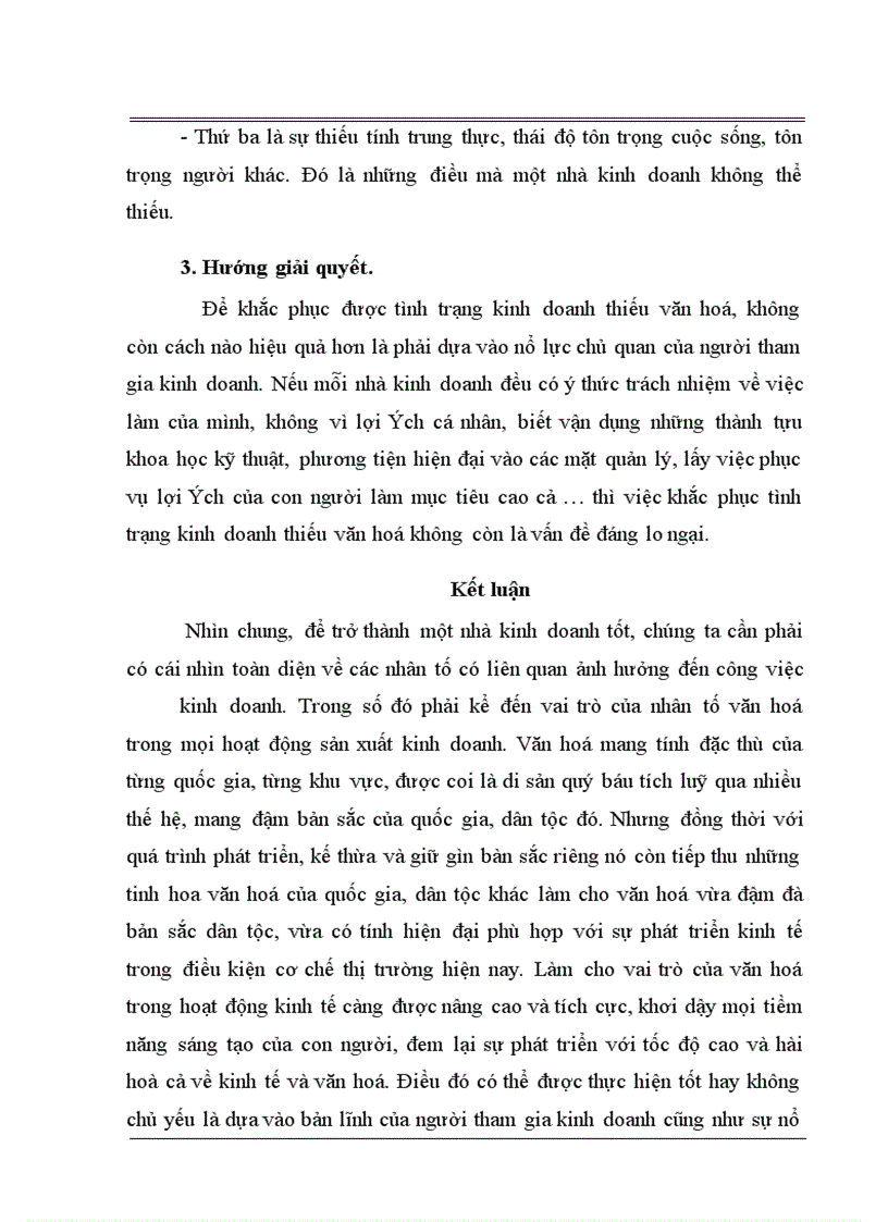 image for page Tầm quan trọng của việc đưa các yếu tố văn hoá vào sản xuất kinh doanh