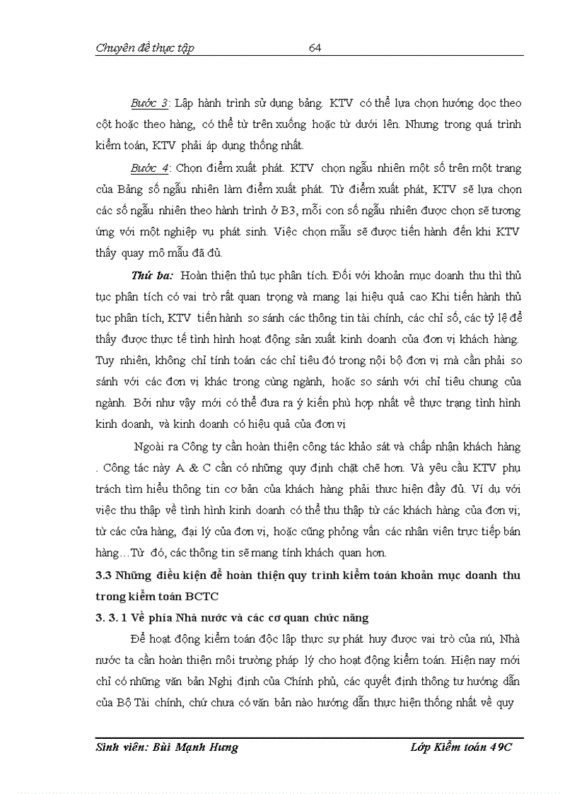 image for page Vận dụng quy trình kiểm toán vào kiểm toán khoản mục doanh thu trong kiểm toán báo cáo tài chính tại công ty TNHH kiểm toán và tư vấn thực hiện.