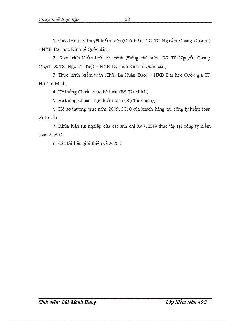 image for page Vận dụng quy trình kiểm toán vào kiểm toán khoản mục doanh thu trong kiểm toán báo cáo tài chính tại công ty TNHH kiểm toán và tư vấn thực hiện.