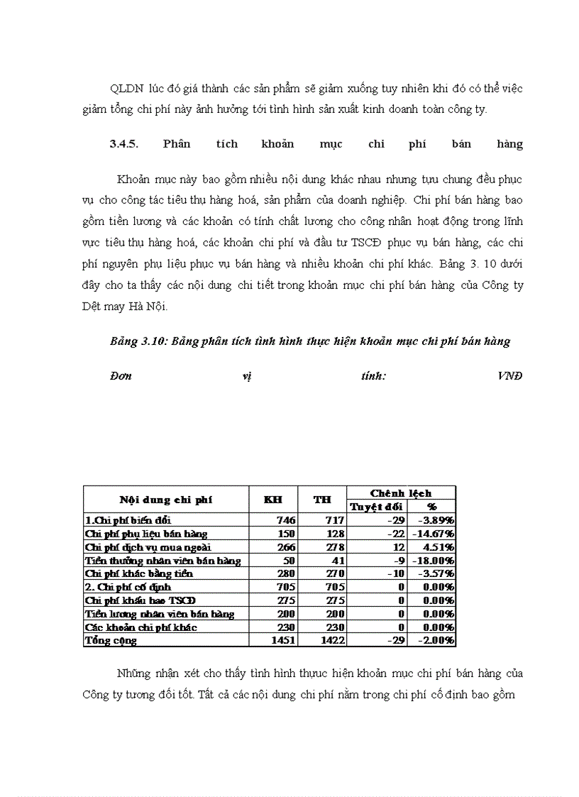 image for page Phân tích chi phí sản xuất kinh doanh và các biện pháp hạ giá thành sản phẩm tại Công ty Dệt may Hà Nội