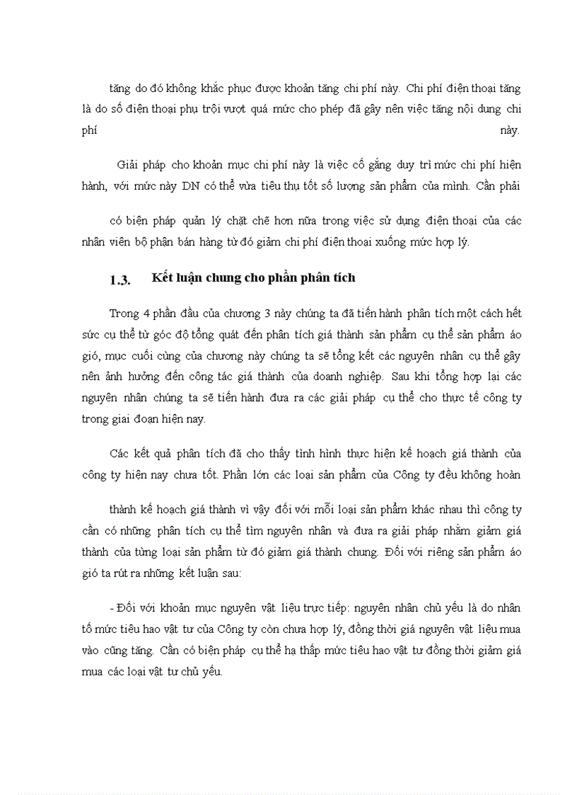image for page Phân tích chi phí sản xuất kinh doanh và các biện pháp hạ giá thành sản phẩm tại Công ty Dệt may Hà Nội