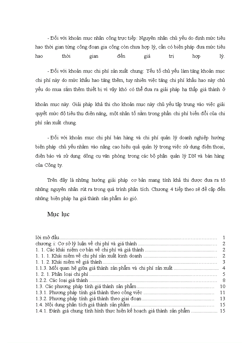 image for page Phân tích chi phí sản xuất kinh doanh và các biện pháp hạ giá thành sản phẩm tại Công ty Dệt may Hà Nội