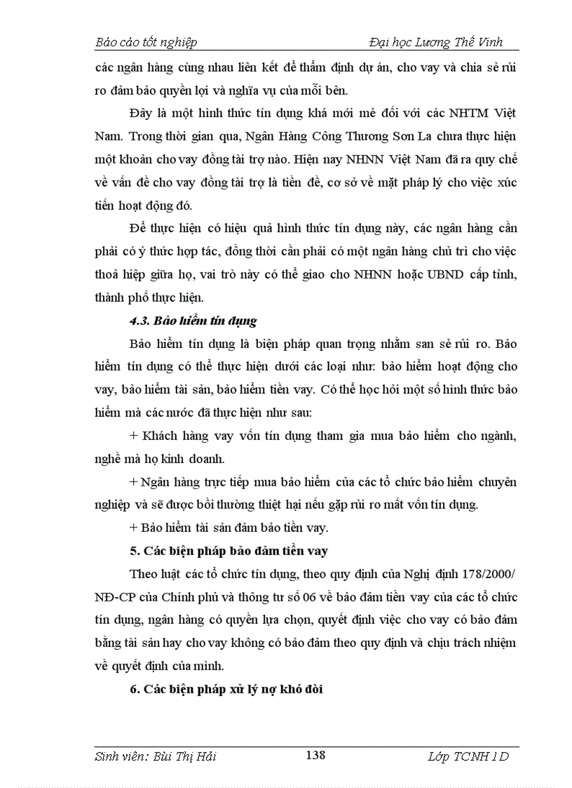 image for page Giải pháp phòng ngừa rủi ro tín dụng tại Chi Nhánh Ngân Hàng Công Thương Sơn La