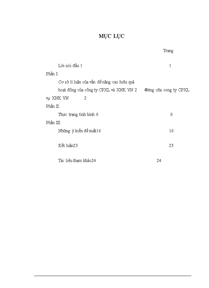 image for page Phân tích thực trạng hoạt động của Công ty cổ phần xây lắp và xuất nhập khẩu Việt Nam