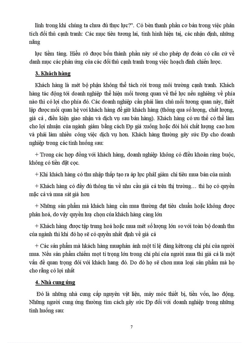 image for page Mô hình phân tích quản trị chiến lược của M.Porter